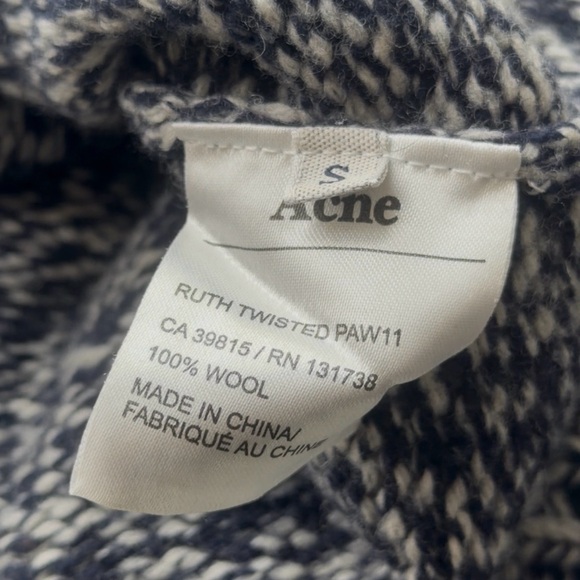 Acne Studios Ruth Twisted Sweater - Picture 3 of 3
